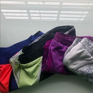 Four pair of athletic shorts